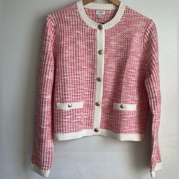 J CREW Popcorn Stitch Cardigan Sweater - Picture 8 of 14